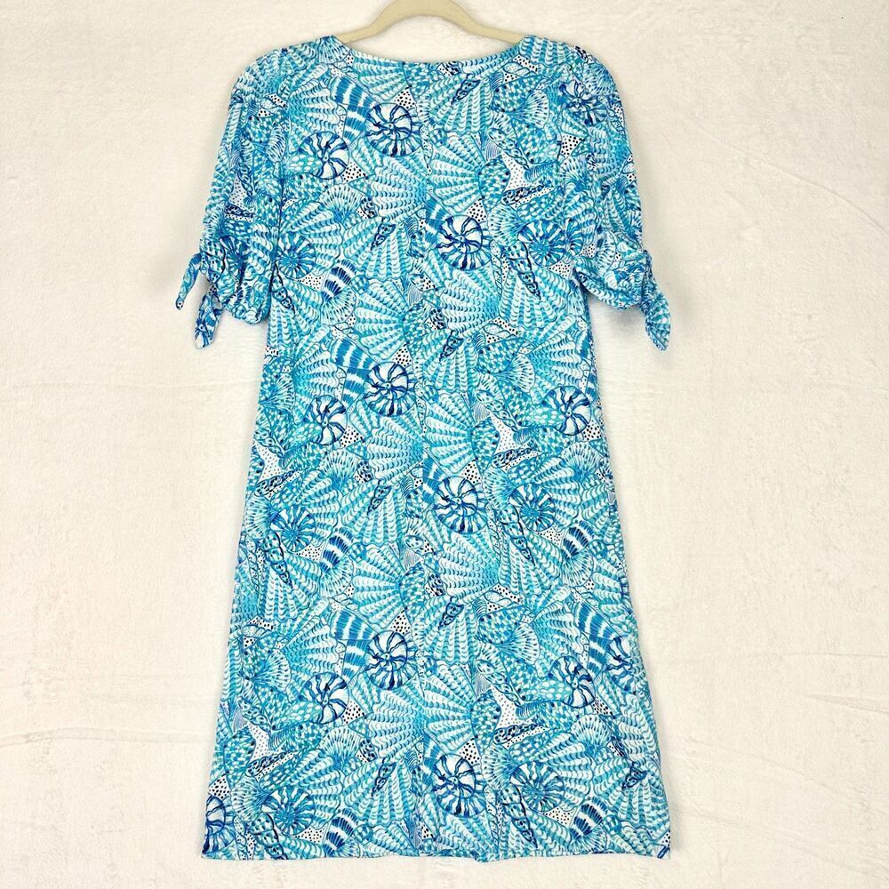 Lilly Pulitzer Easley T Shirt Dress Size XXS Amalfi Blue By The Seashore Vacay - Picture 3 of 8